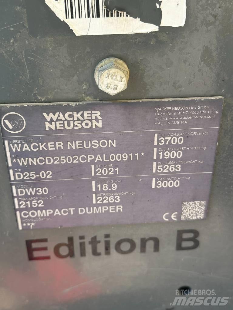 Wacker Neuson DW 30 Ne cestni demperji