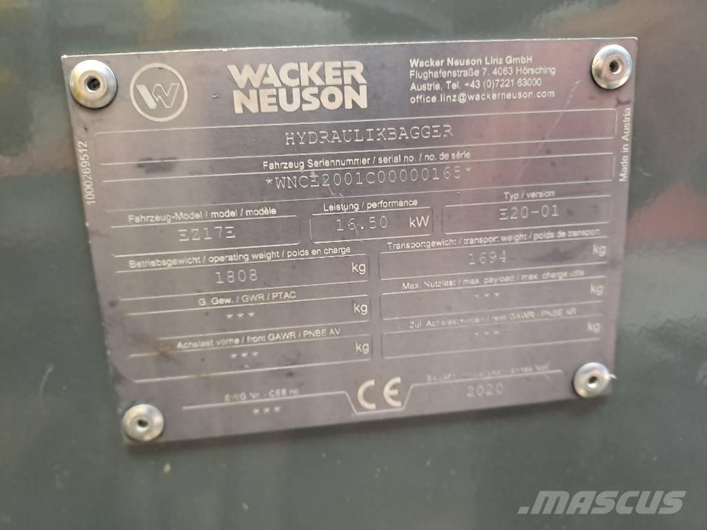 Wacker Neuson EZ17e Bagri goseničarji