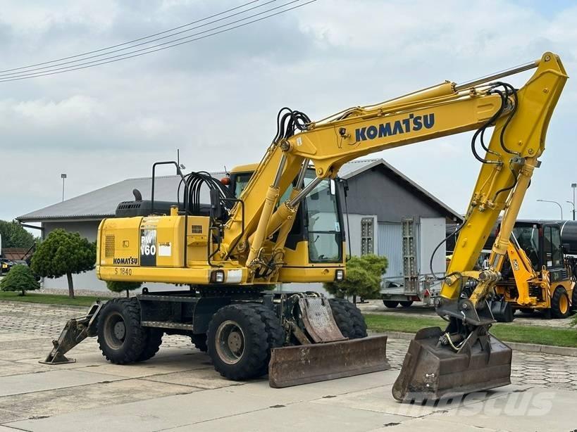 Komatsu PW 160-7E0 Bagri na kolesih