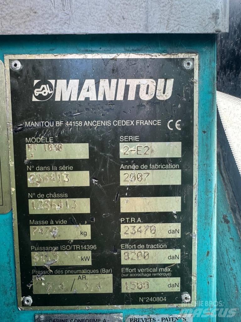 Manitou MT 1030 S Teleskopski viličarji