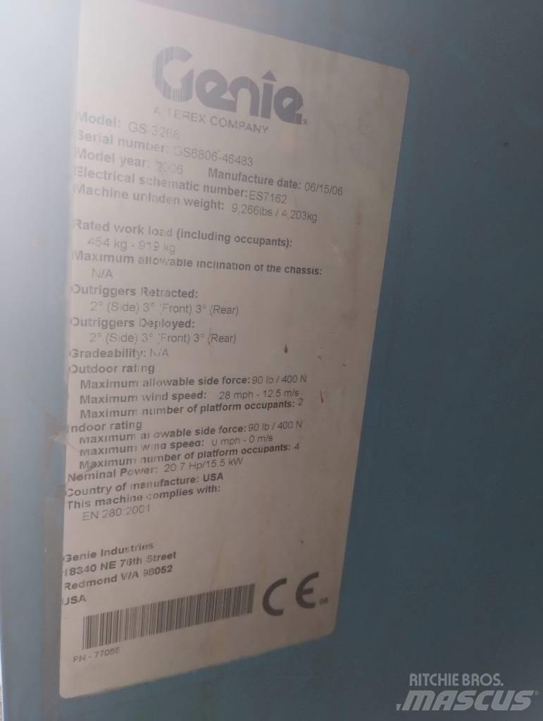 Genie GS 3268 Škarjaste dvižne ploščadi