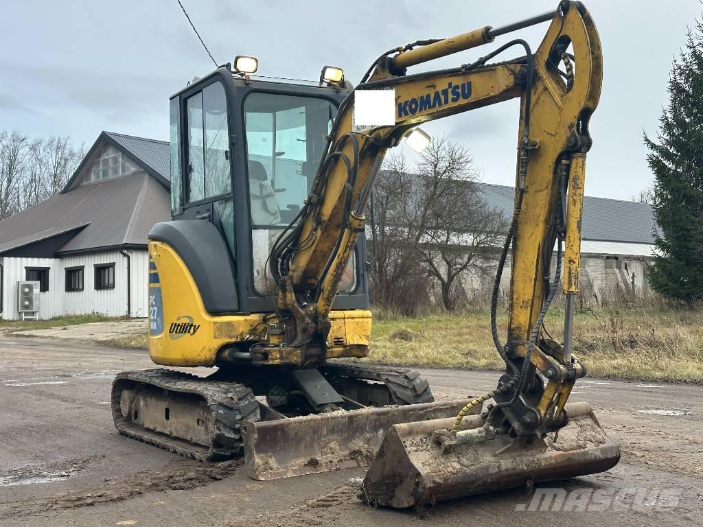 Komatsu PC 27 MR-2 Mini bagri <7t