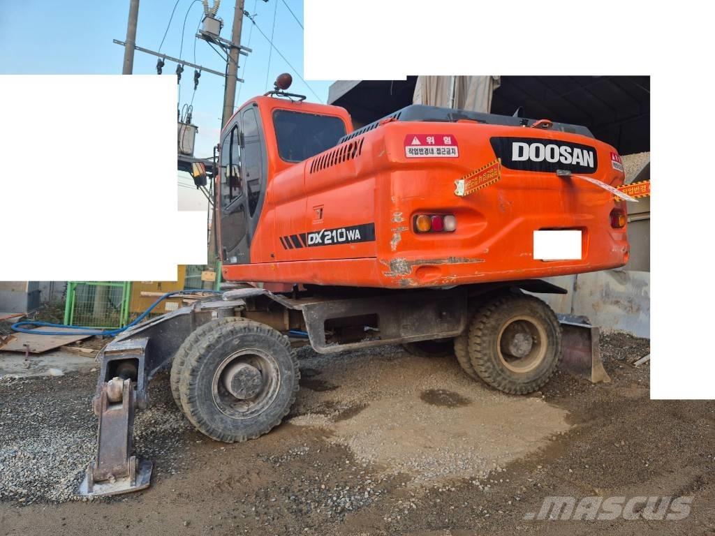 Doosan DX210W Bagri na kolesih