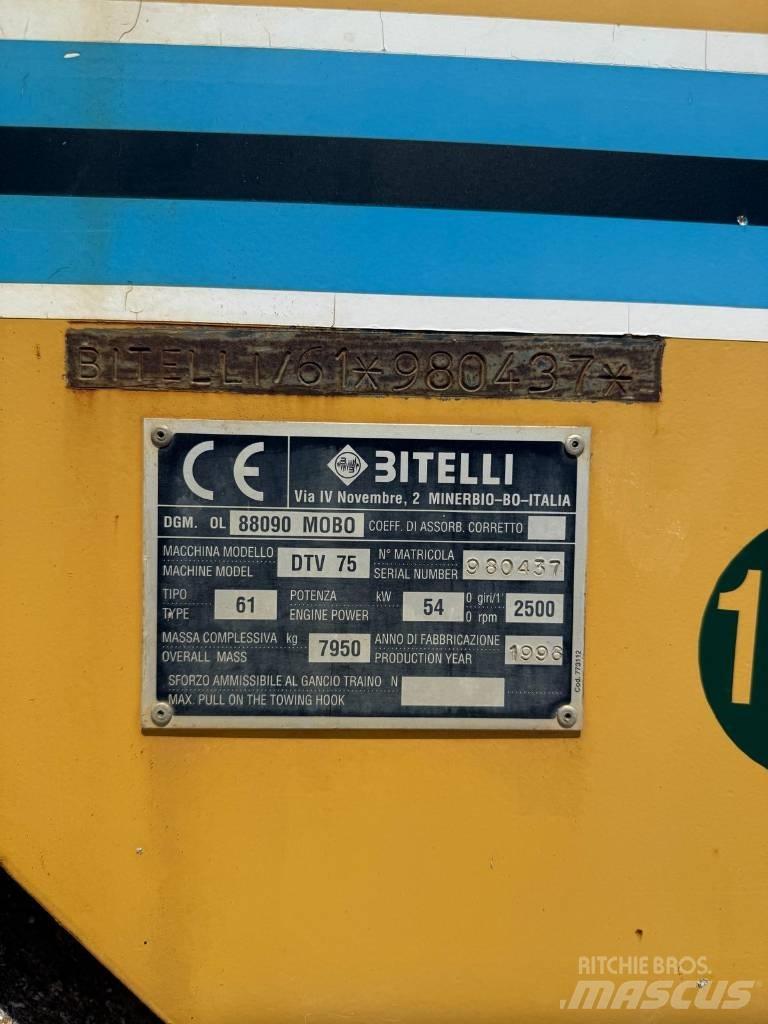 Bitelli DTV 75 Dvojni valjarji