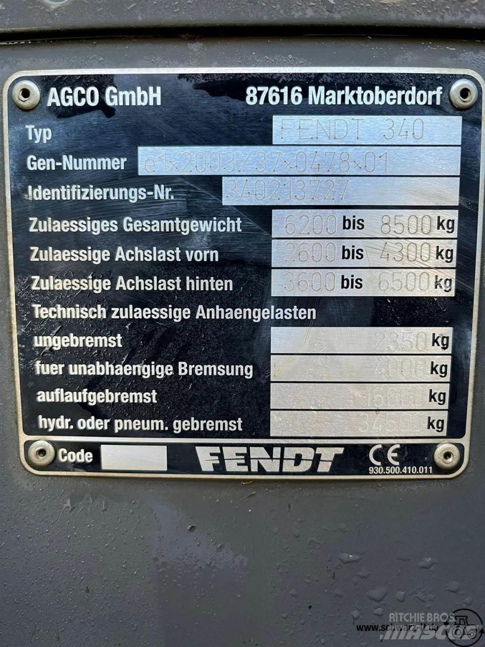 Fendt 313 Vario Traktorji