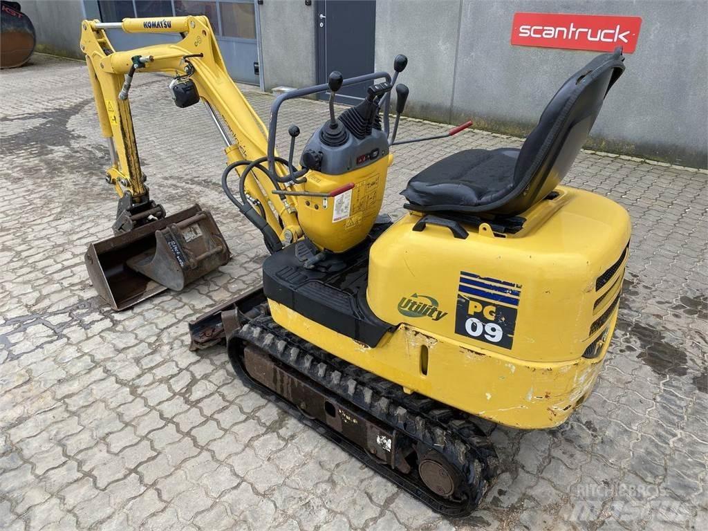 Komatsu PC09-1 Bagri na kolesih
