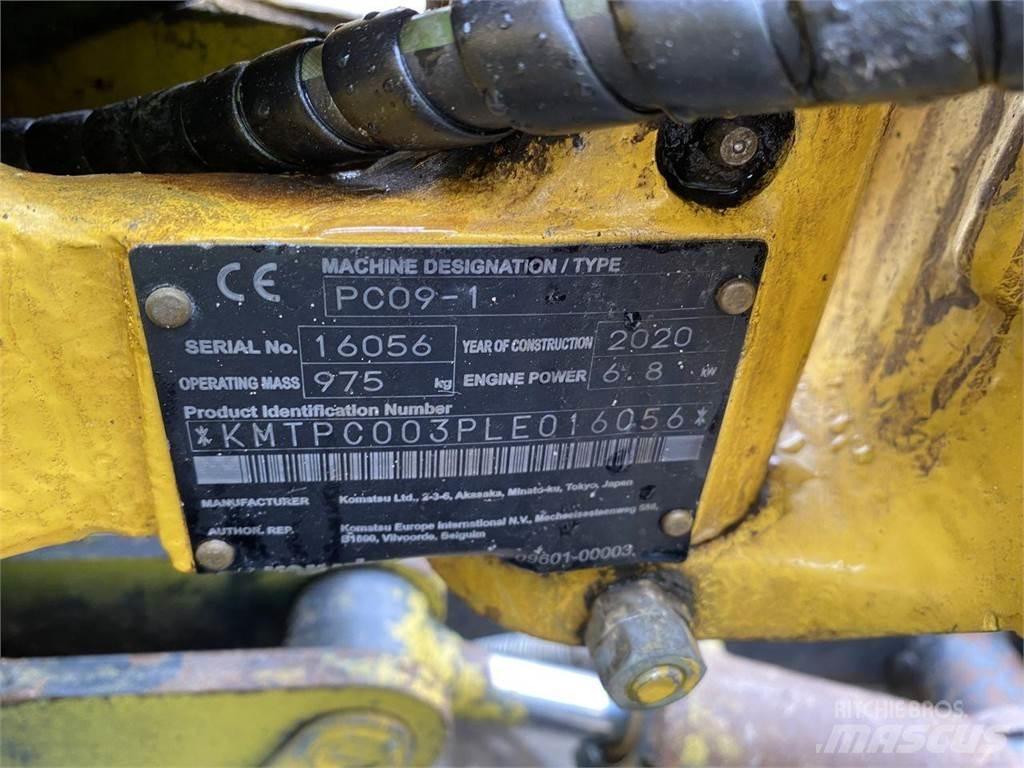 Komatsu PC09-1 Bagri na kolesih