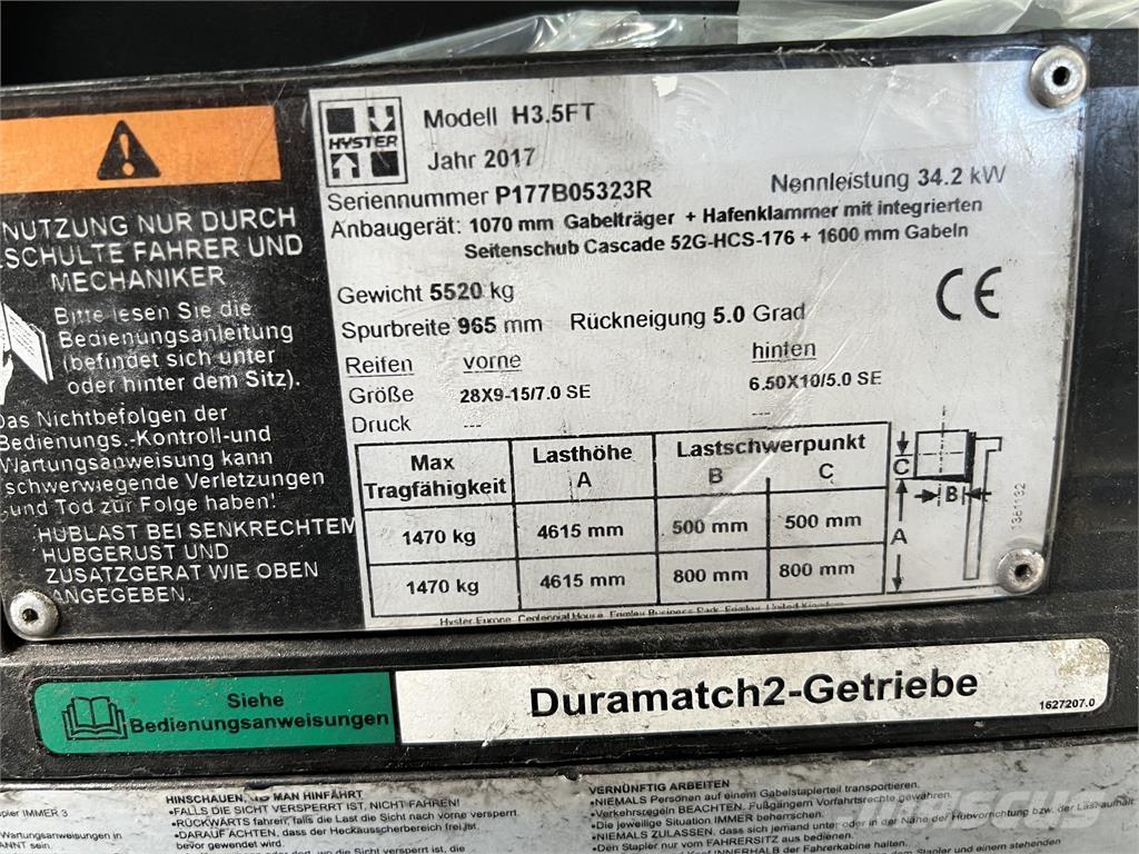 Hyster H3.5 FT/ 23R Dizelski viličarji