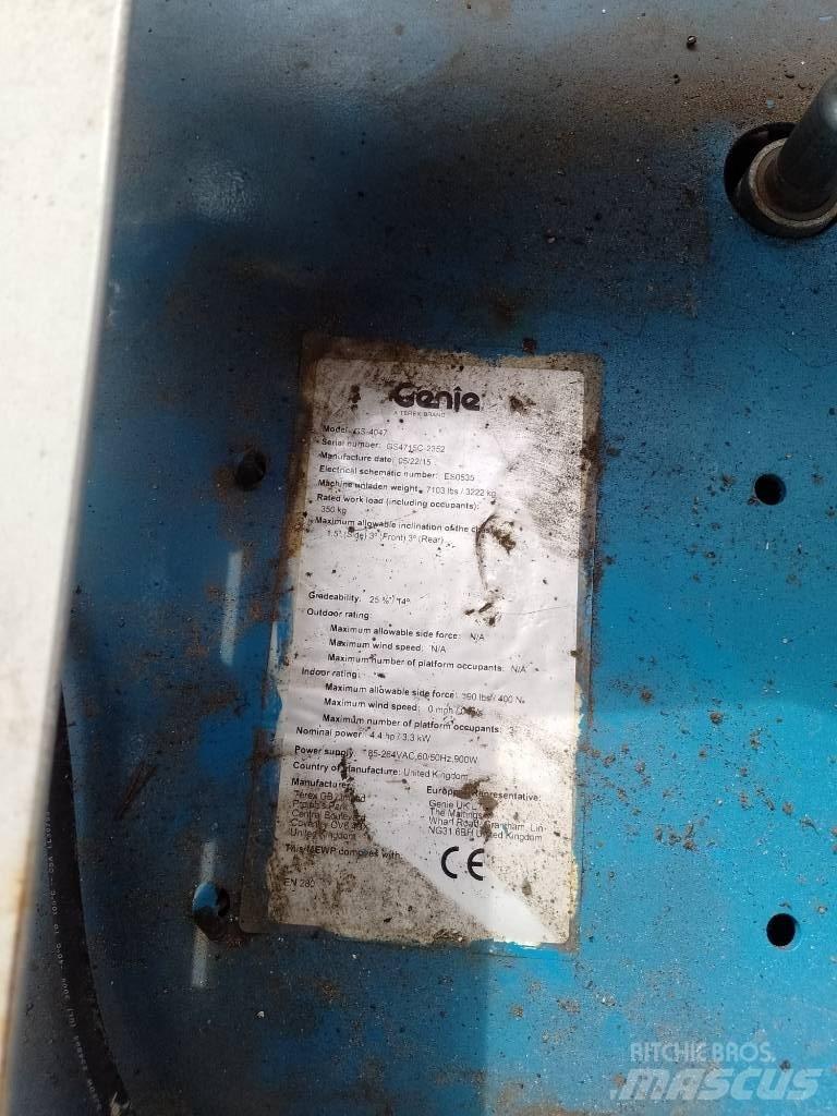 Genie GS 4047 Škarjaste dvižne ploščadi