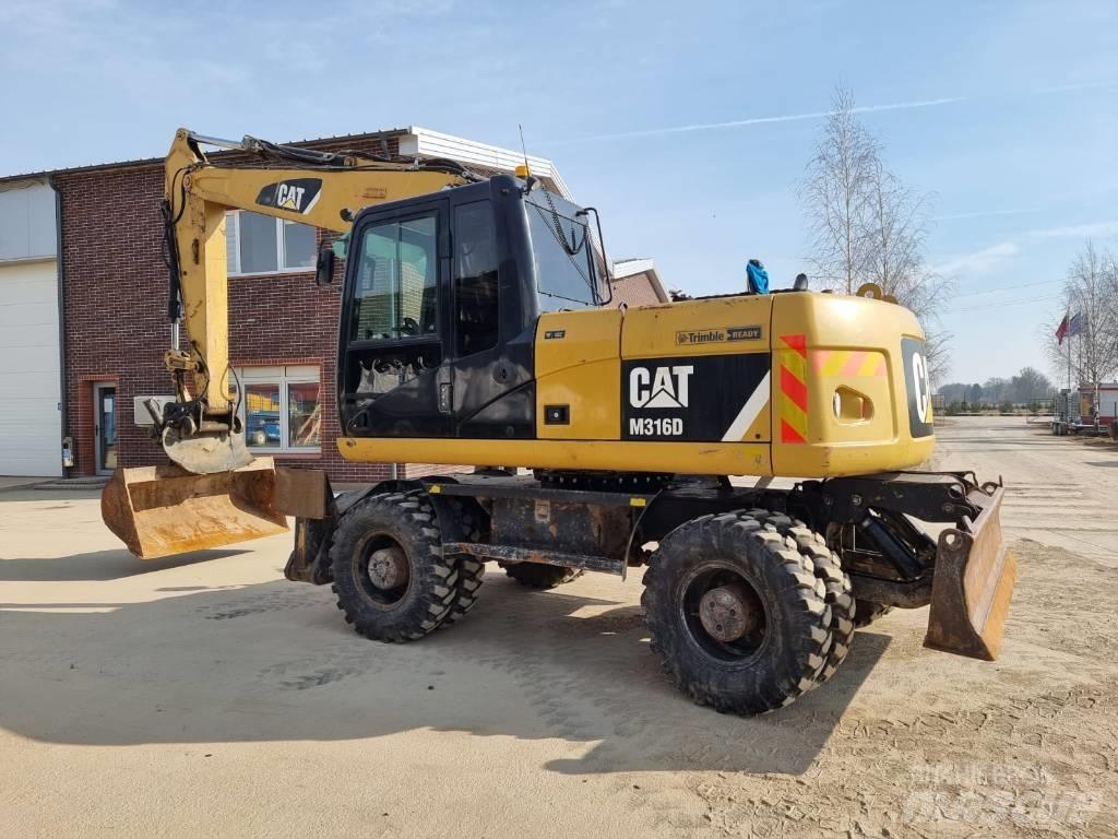 CAT M316 D II Bagri na kolesih