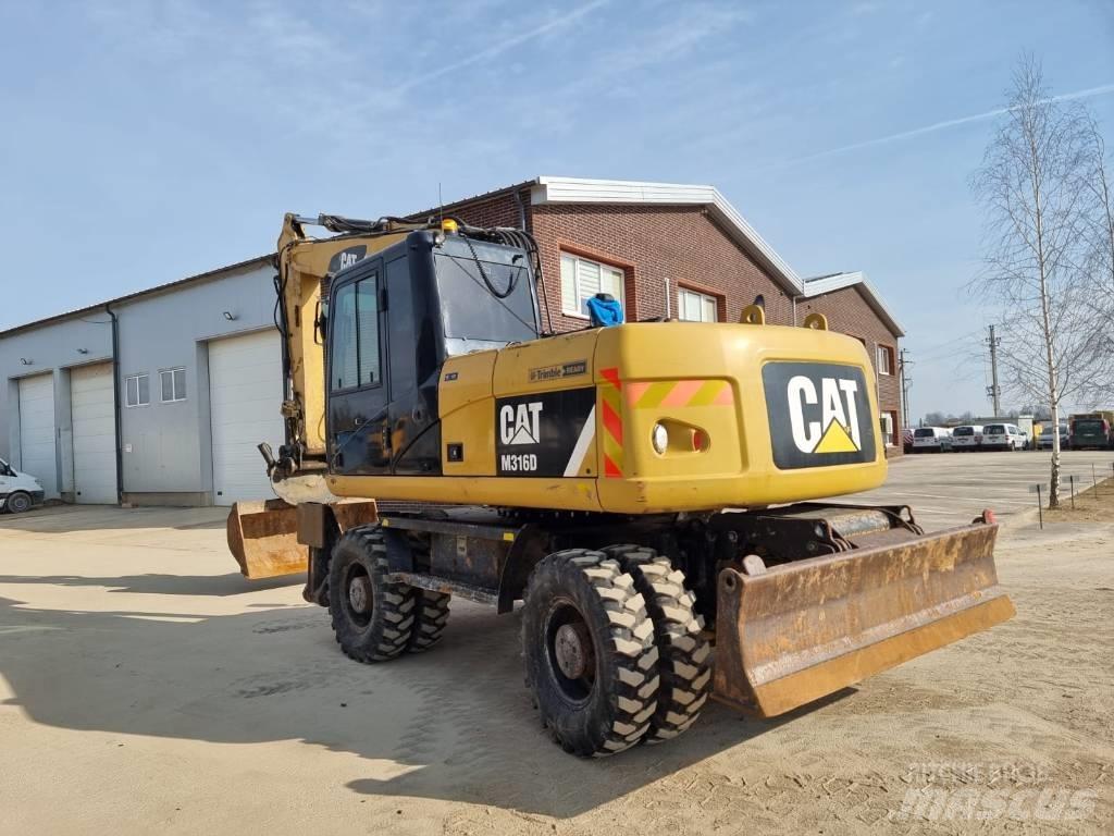 CAT M316 D II Bagri na kolesih