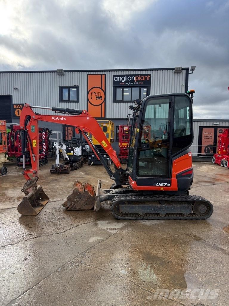 Kubota U 27-4 Mini bagri <7t