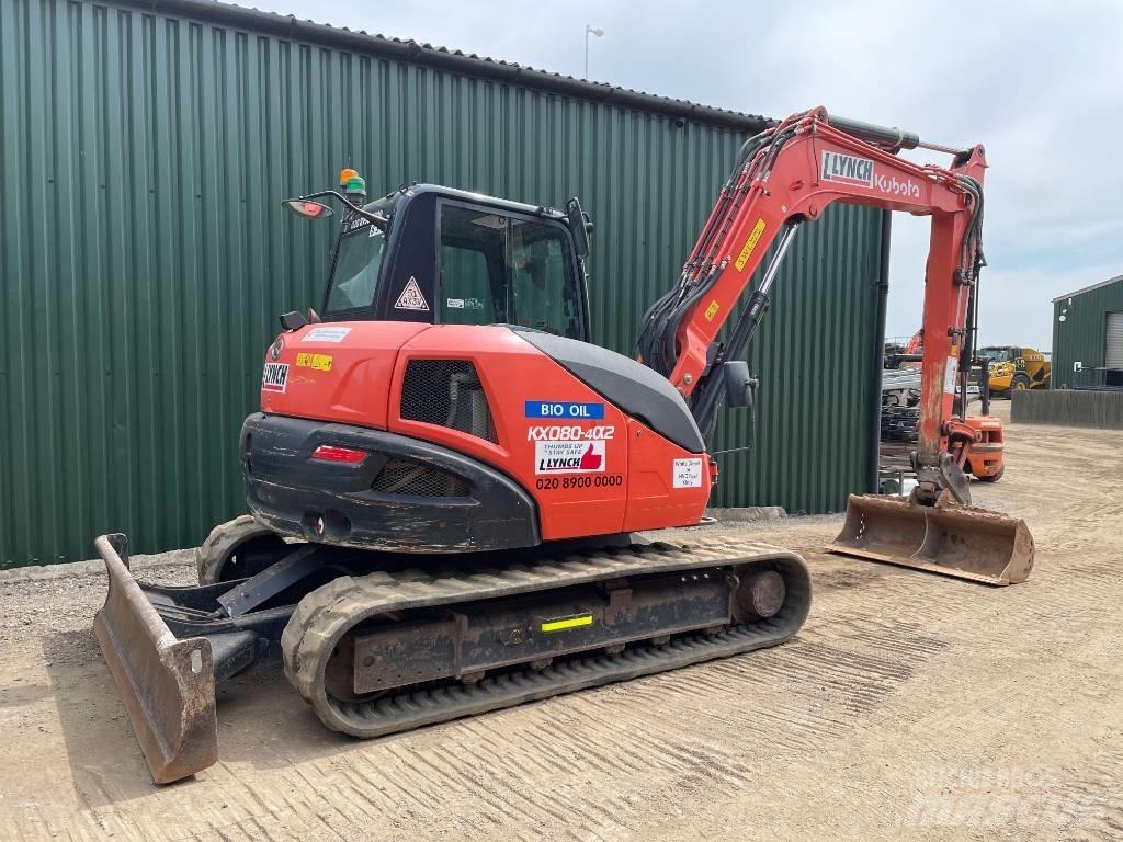 Kubota KX 080 Midi bagri 7t – 12t