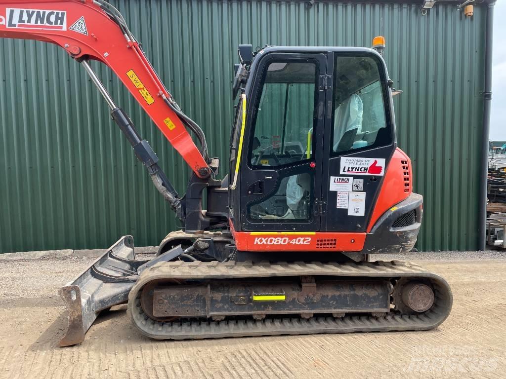 Kubota KX 080 Midi bagri 7t – 12t
