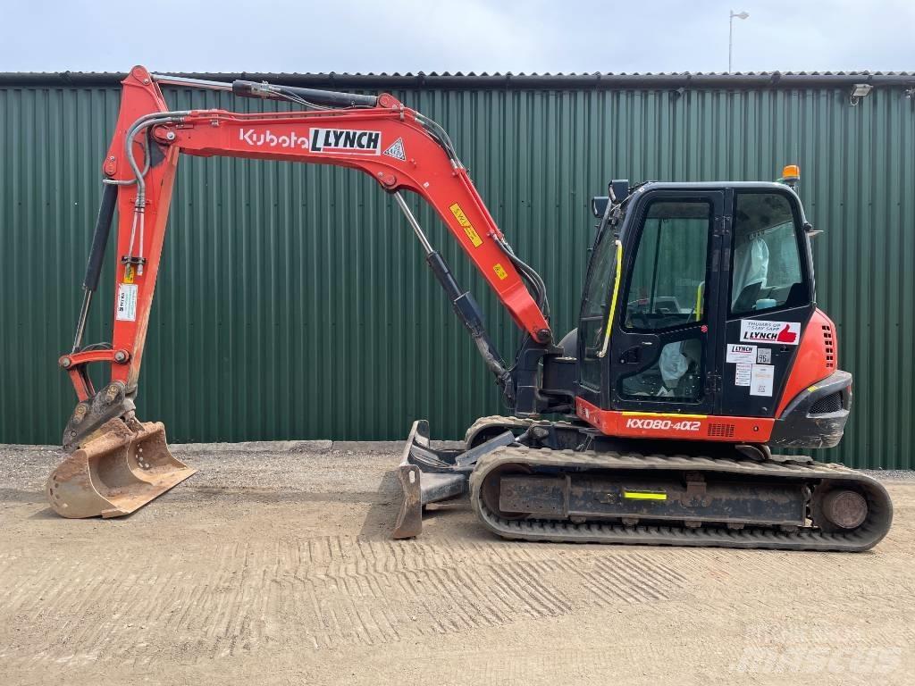 Kubota KX 080 Midi bagri 7t – 12t