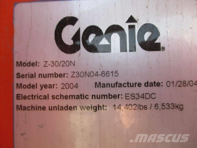 Genie Z 30/20 N Zglobne dvižne ploščadi