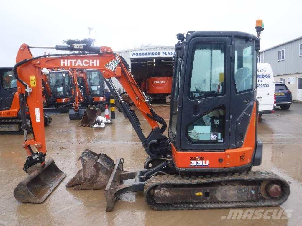 Hitachi ZX 33 U-6 Mini bagri <7t