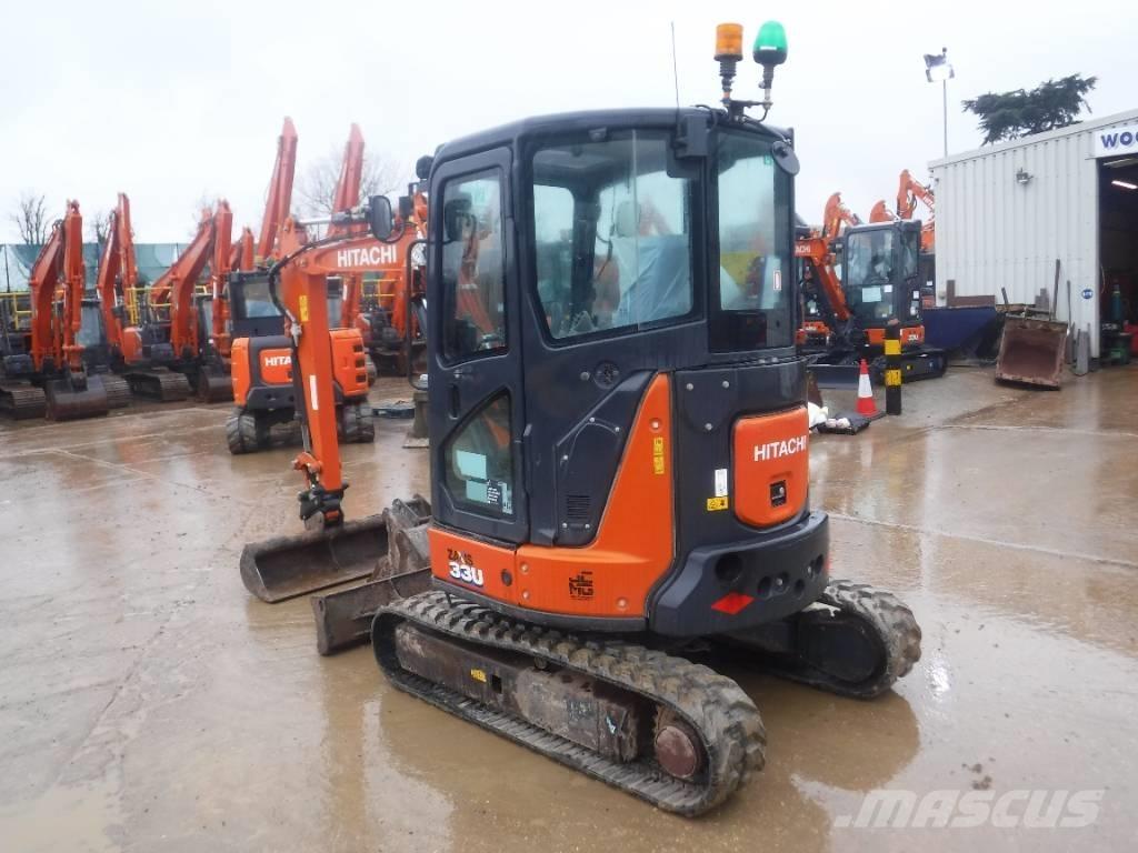 Hitachi ZX 33 U-6 Mini bagri <7t