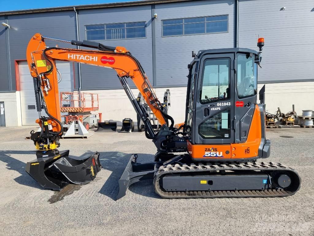 Hitachi ZX55U-6 Mini bagri <7t