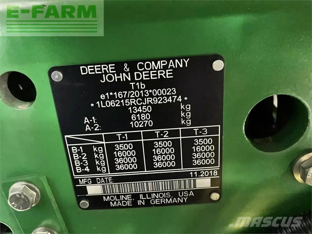 John Deere 6215r Traktorji