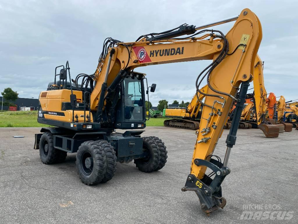 Hyundai HW140 Bagri na kolesih