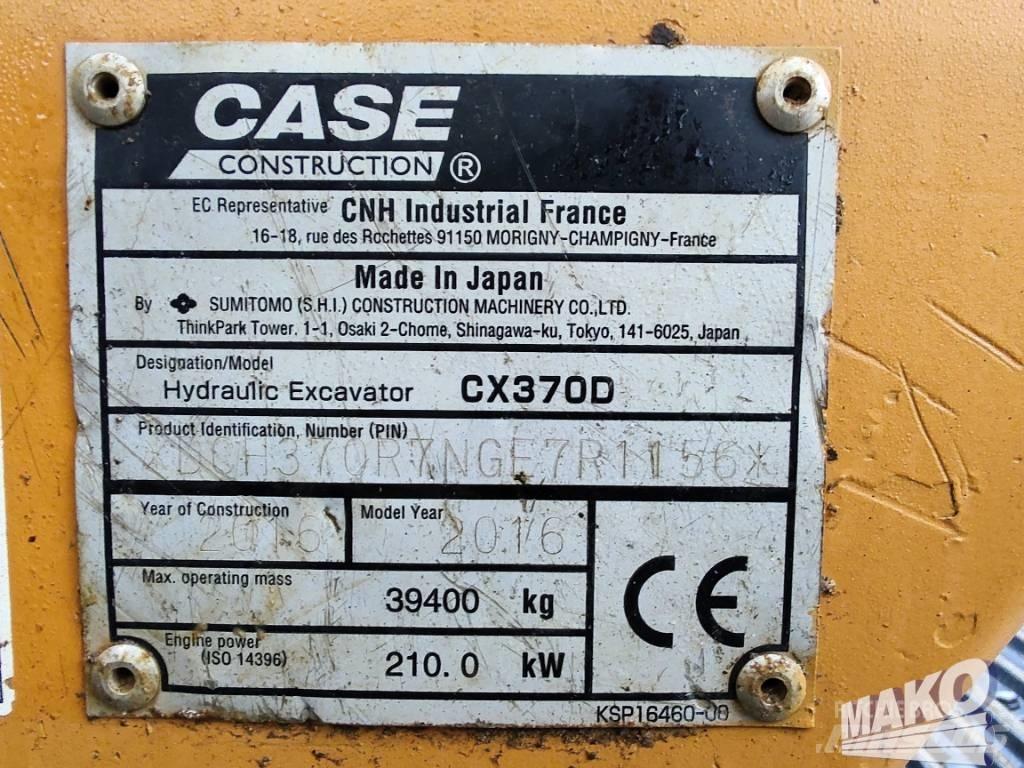 CASE CX 370 Bagri goseničarji