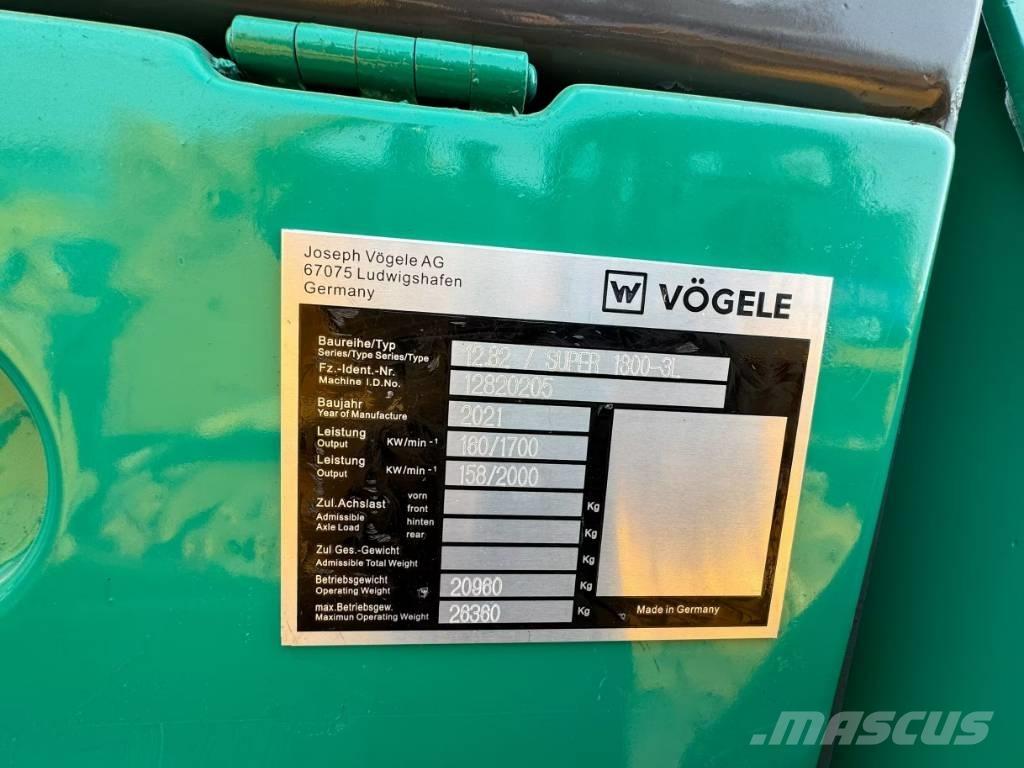 Vögele 1800-3 Asfaltni finišerji