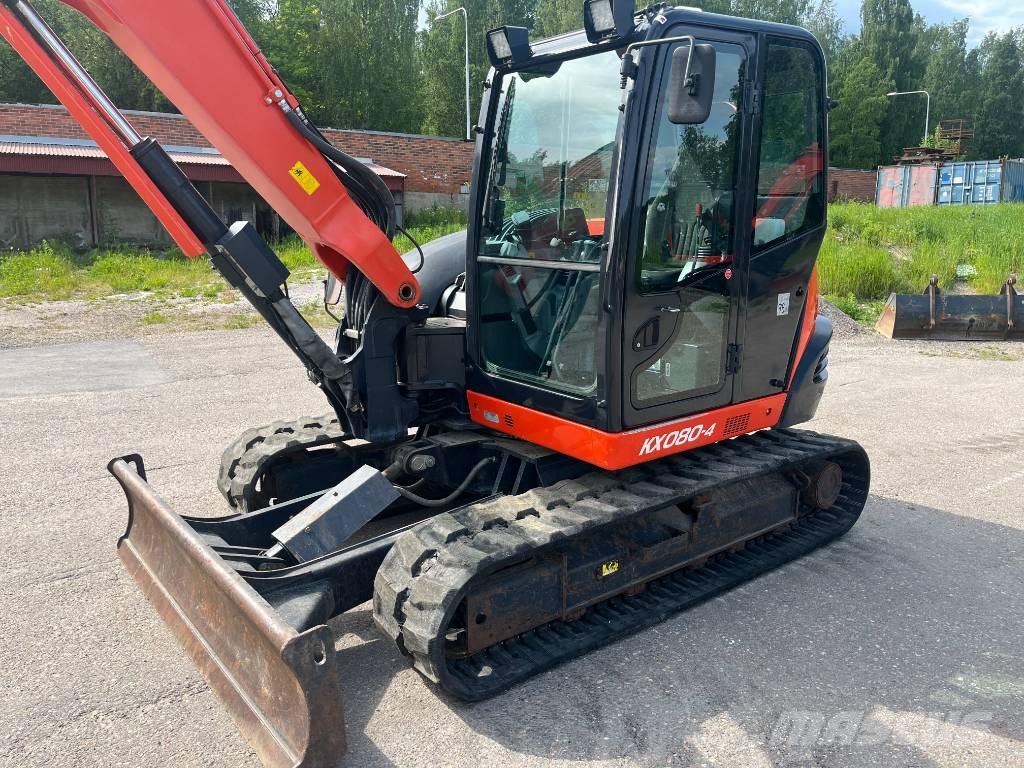 Kubota KX 080-4 Midi bagri 7t – 12t