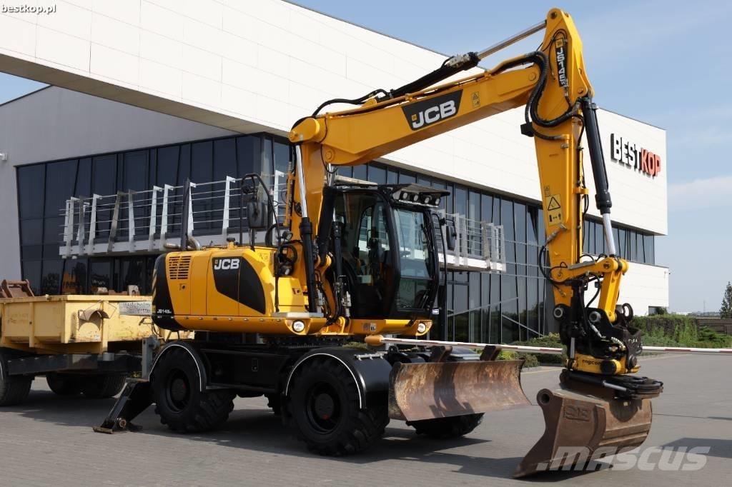 JCB JS 145 W Bagri na kolesih