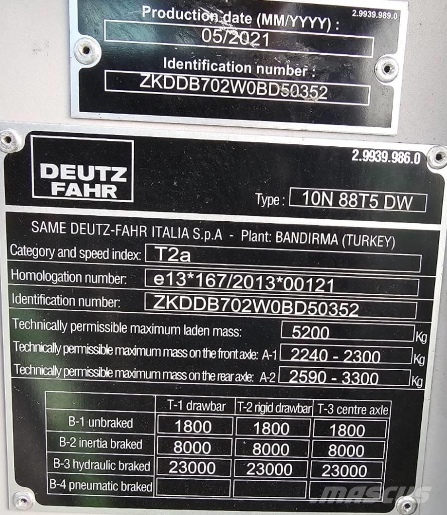 Deutz-Fahr 5090 Traktorji