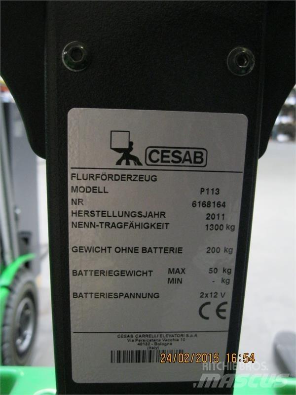 Cesab P213 1,3 to Električni nizko dvižni viličar