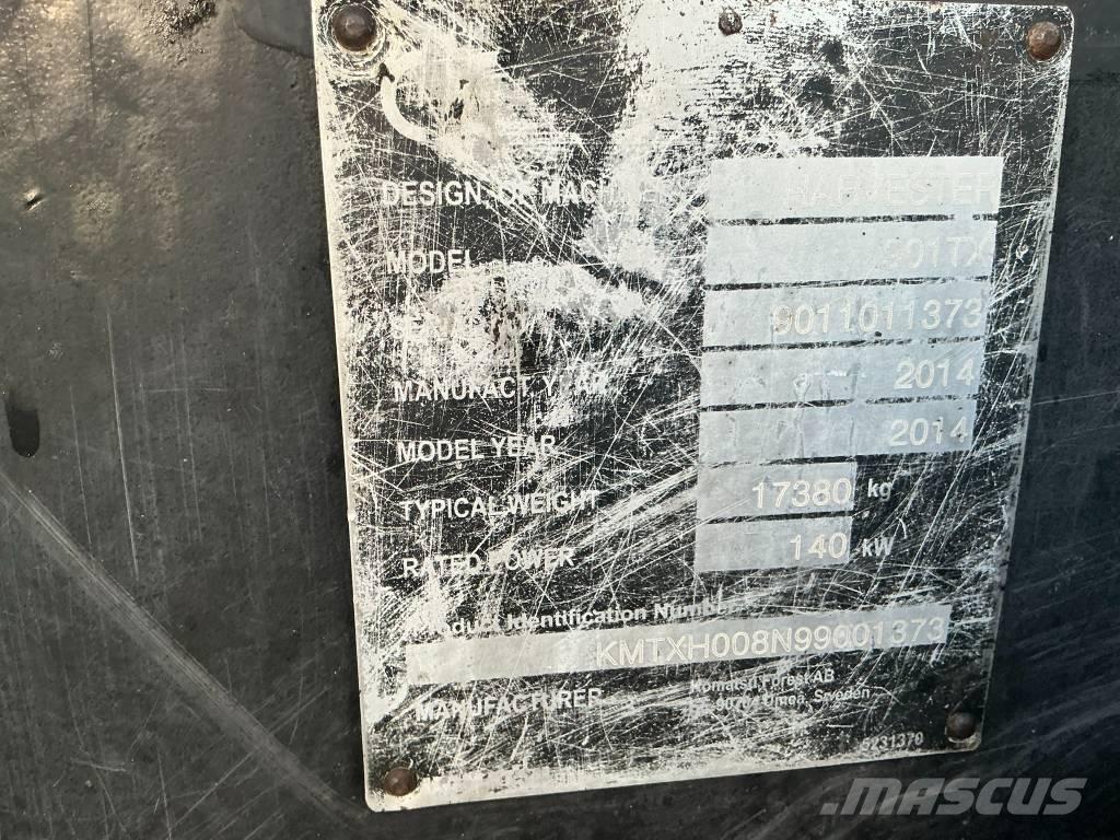 Komatsu 901 TX Harvesterji