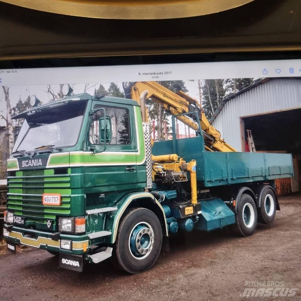 Scania R 142 HL Razstavljivi tovornjaki z žičnimi dvigali