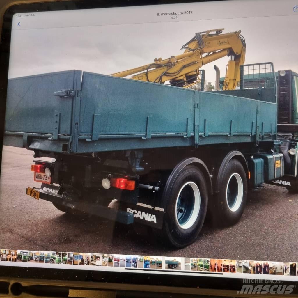 Scania R 142 HL Razstavljivi tovornjaki z žičnimi dvigali