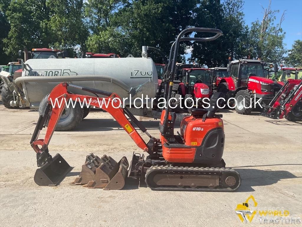 Kubota U 10-3 Mini bagri <7t