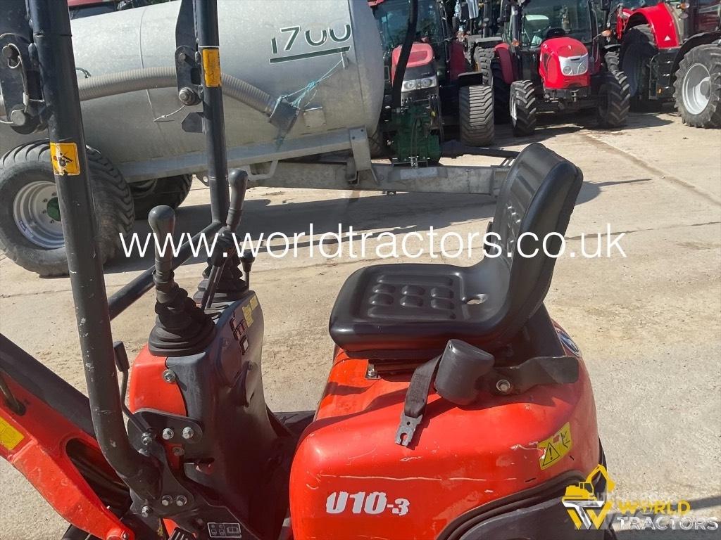 Kubota U 10-3 Mini bagri <7t