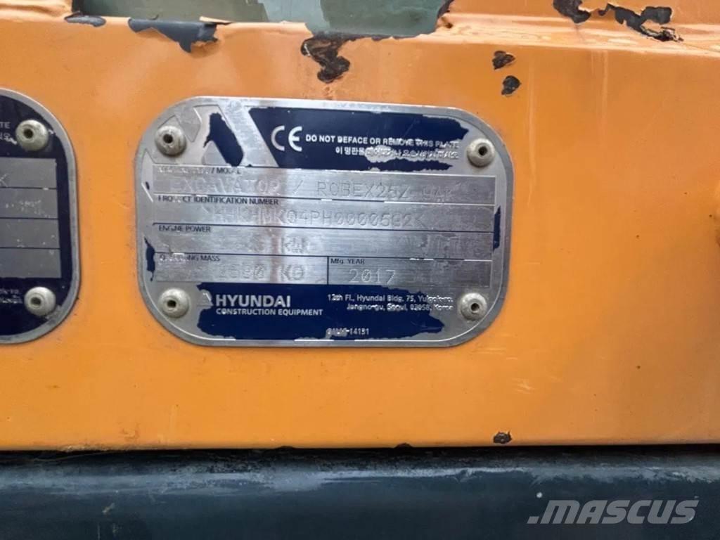 Hyundai R25Z Mini bagri <7t