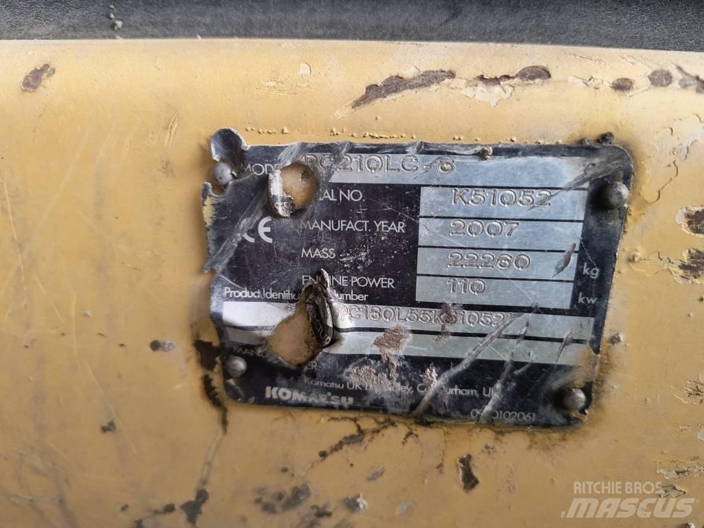 Komatsu 210 LC Bagri goseničarji