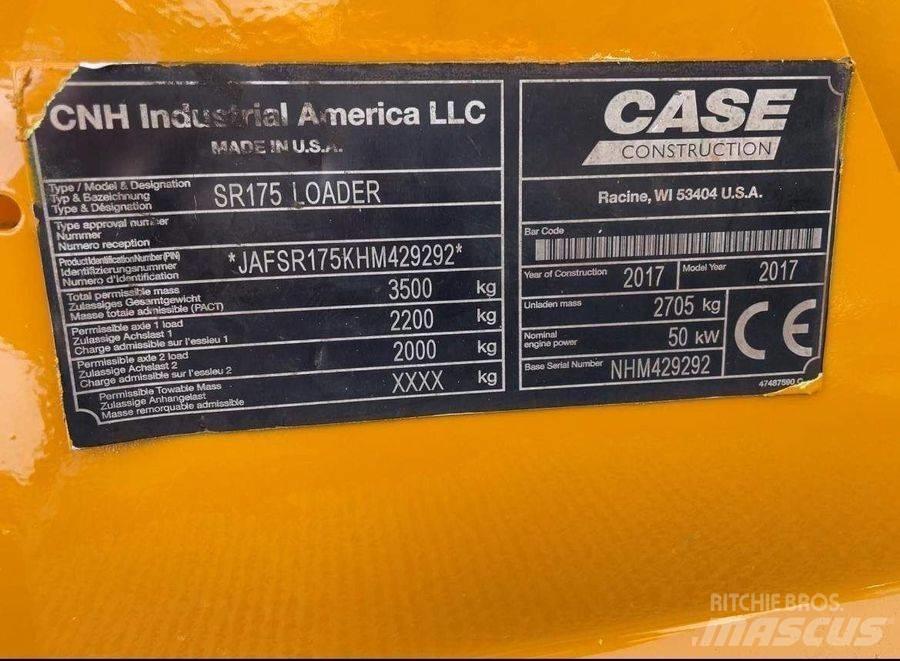 CASE SR 175 Skid steer mini nakladalci