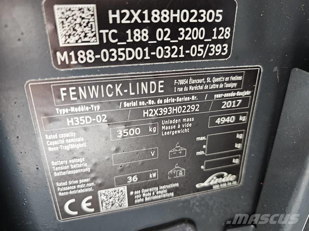 Linde H35D-02 Dizelski viličarji