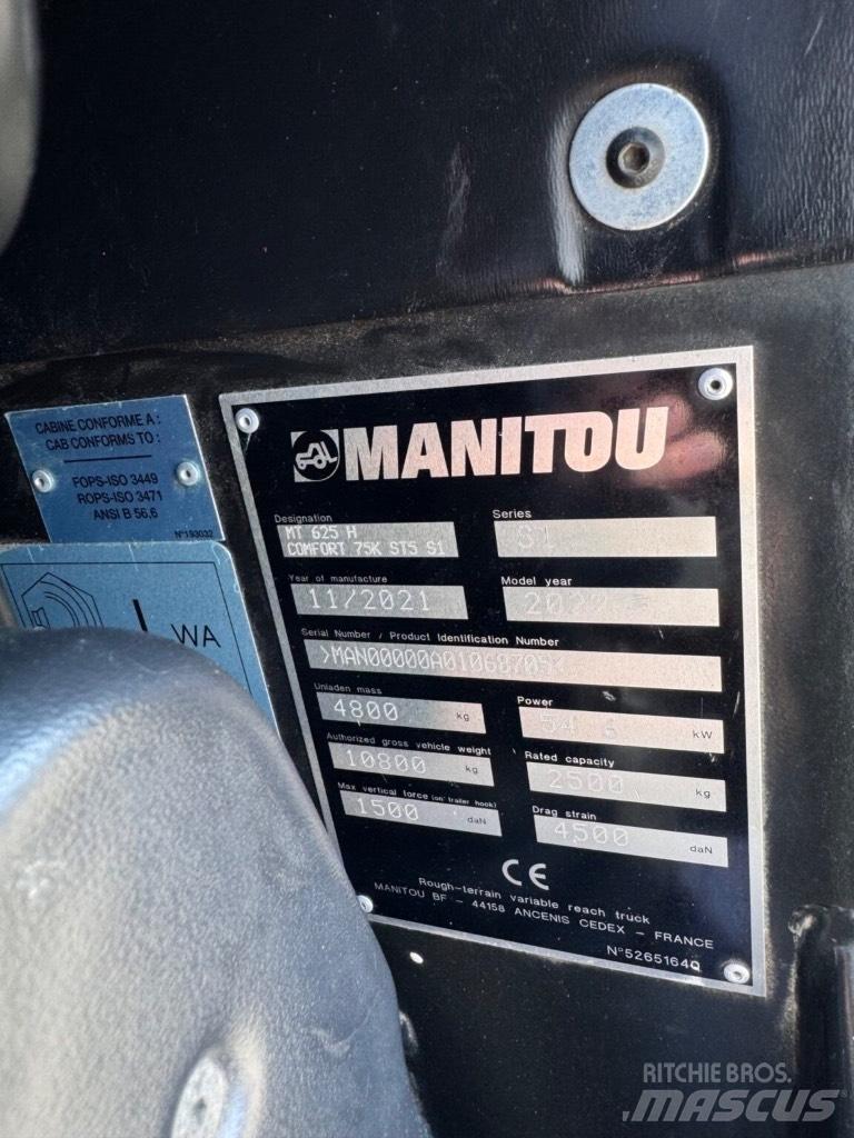 Manitou MT625H Teleskopski viličarji