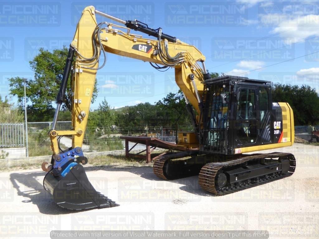 CAT 313FL Bagri goseničarji