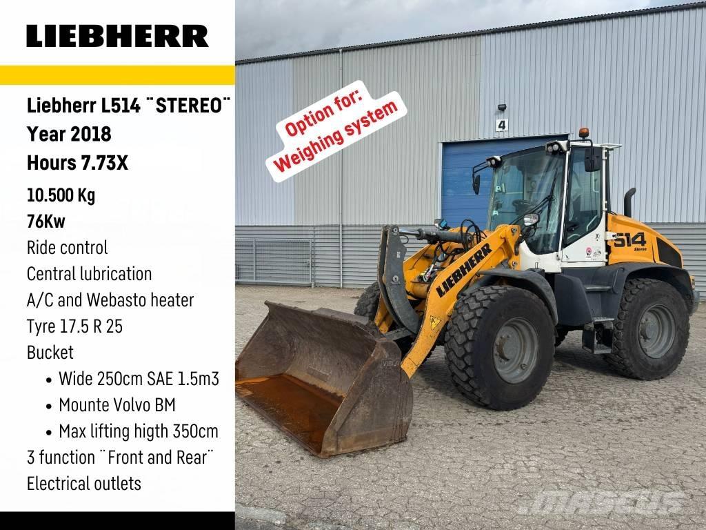 Liebherr L 514 Kolesni nakladalci