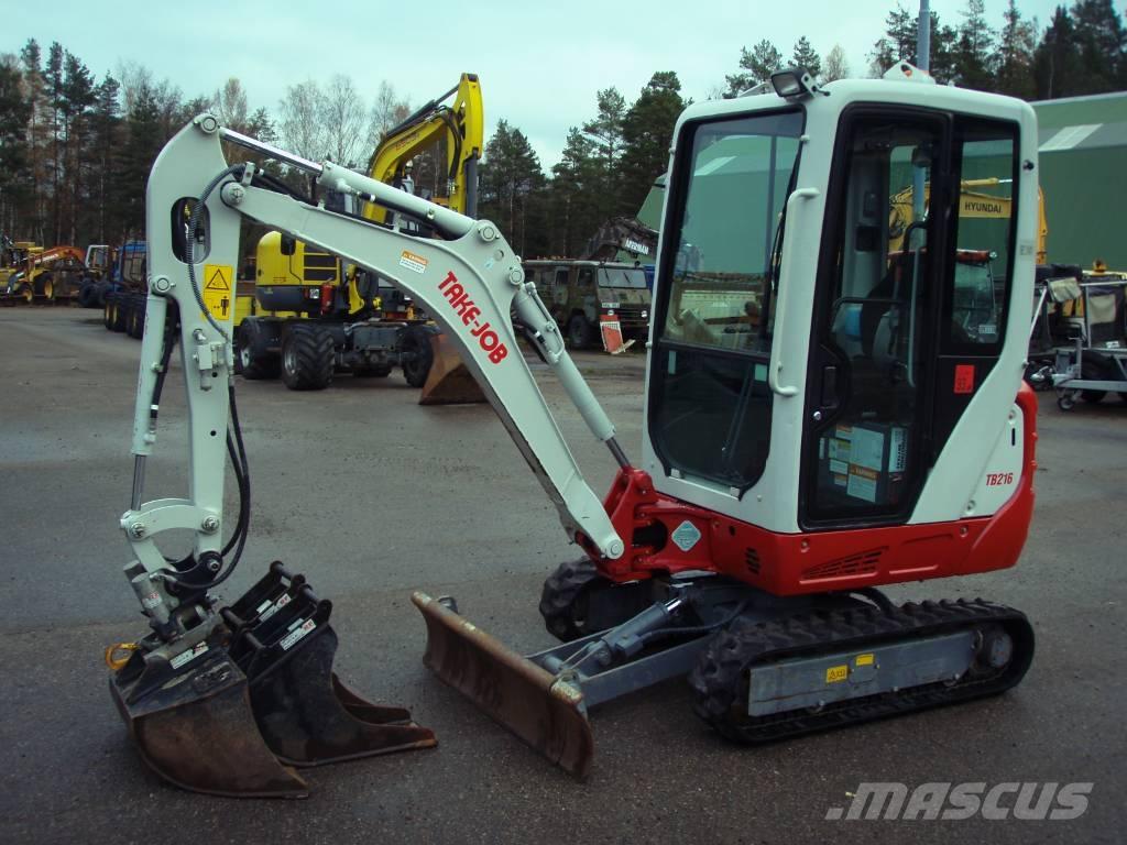 Takeuchi TB 216 Mini bagri <7t