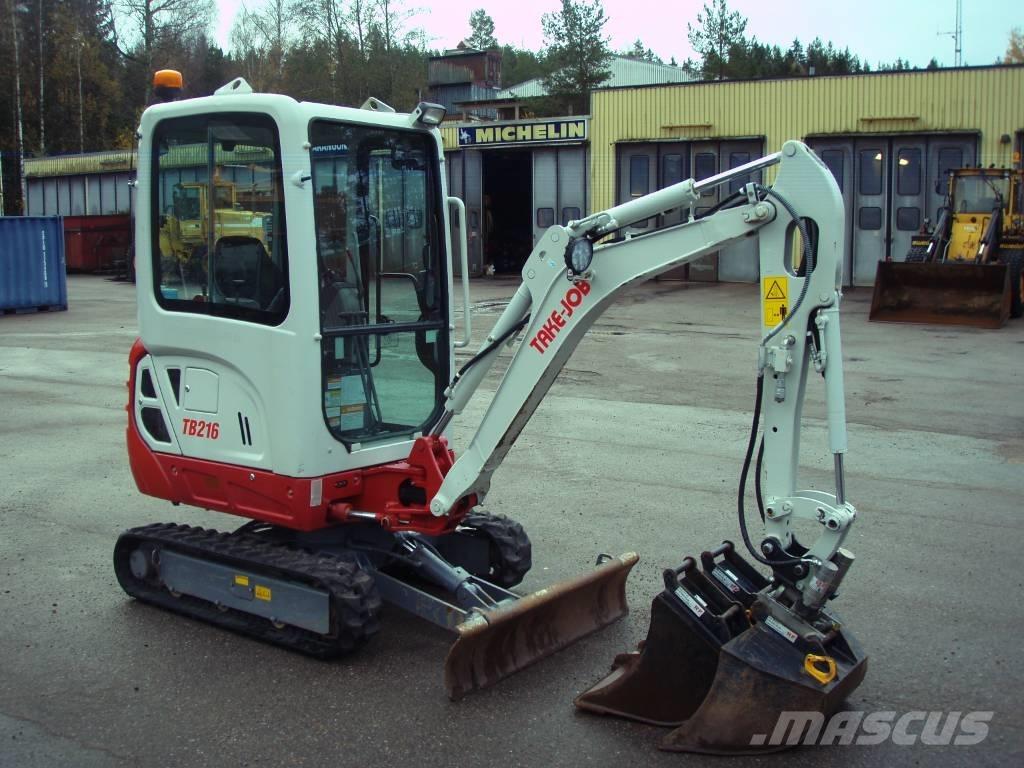 Takeuchi TB 216 Mini bagri <7t