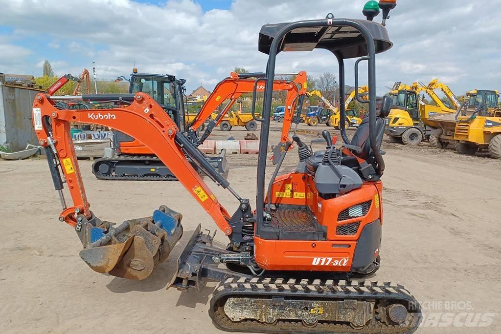 Kubota U 17-3 Mini bagri <7t