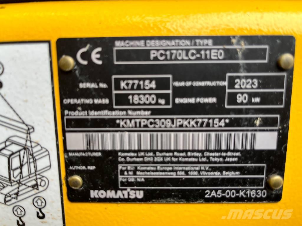 Komatsu PC 170 LC-11 Bagri goseničarji