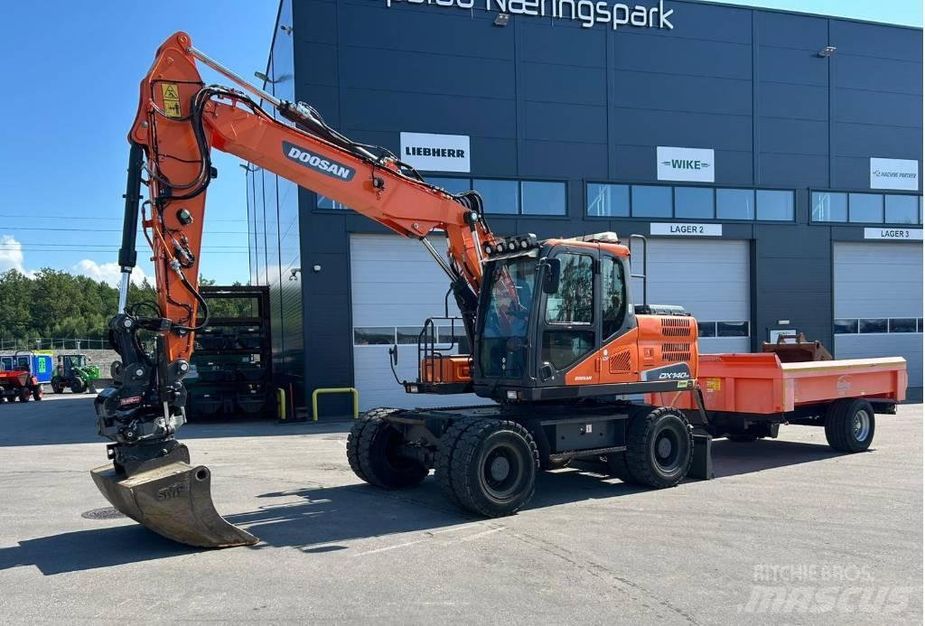 Doosan DX 140 W-5 Bagri na kolesih