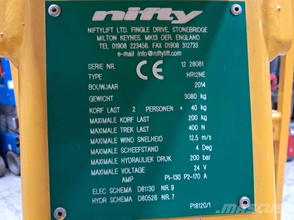 Niftylift HR12NE Zglobne dvižne ploščadi
