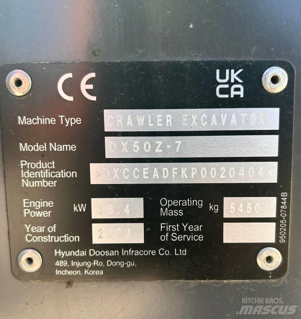 Doosan DX 50 Z-7 Manipulacija materiala - drugo